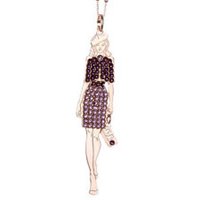 Pendente Boccadamo Donna Mya Glam in Bronzo Zirconia ML/GR11 - ML/GR11
